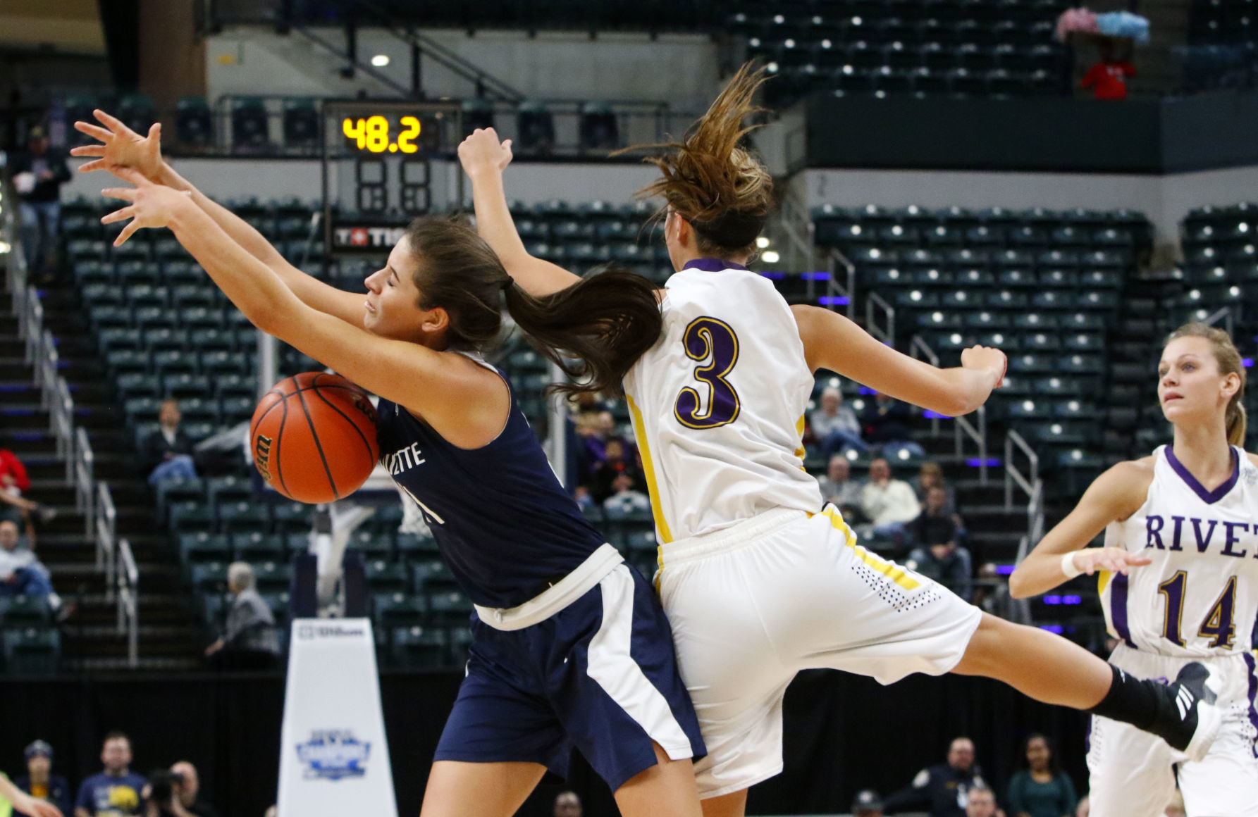 Marquette Catholic vs. Vincennes Rivet in Class A championship